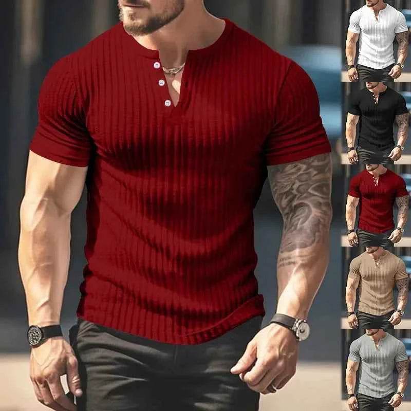 Summer knit T-shirt, Europe & US style - BON's