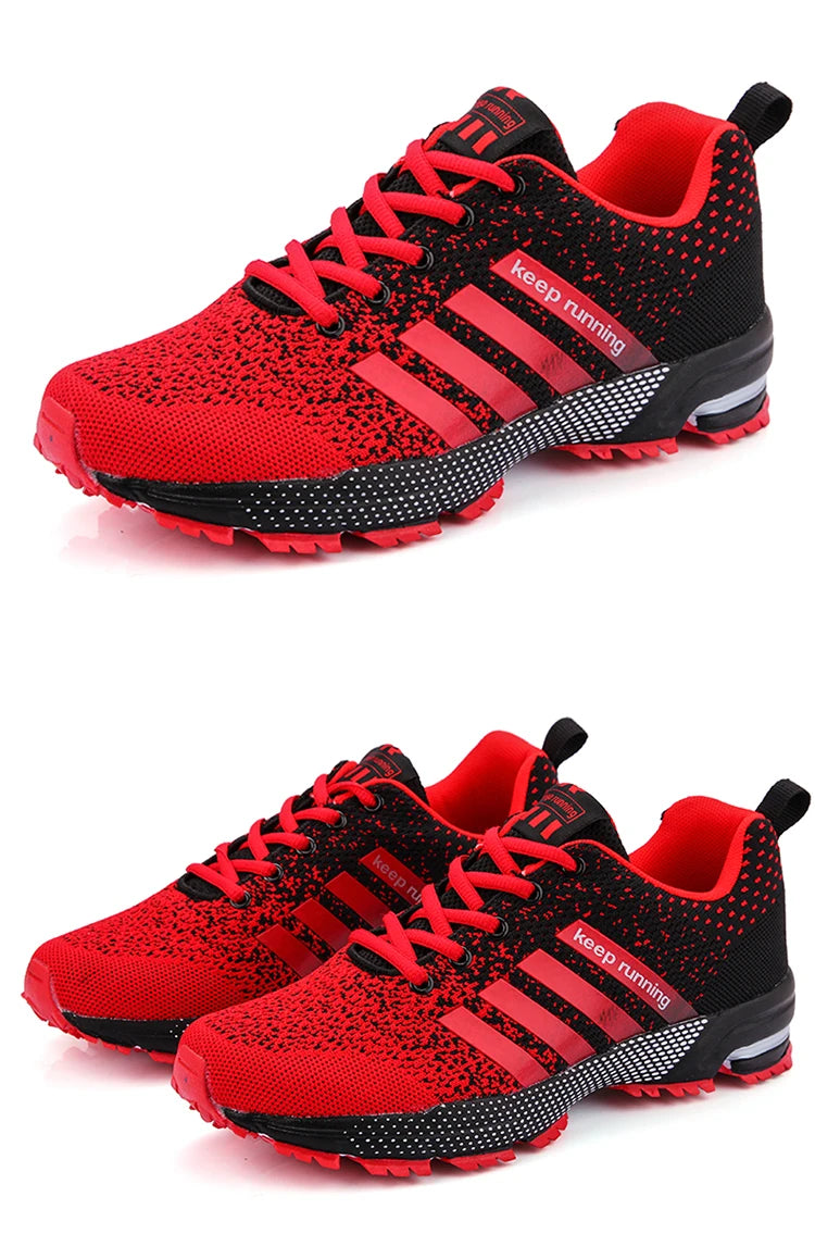 Breathable Running Sneakers – Non-Slip Gym, Walking & Casual Streetwear Shoes