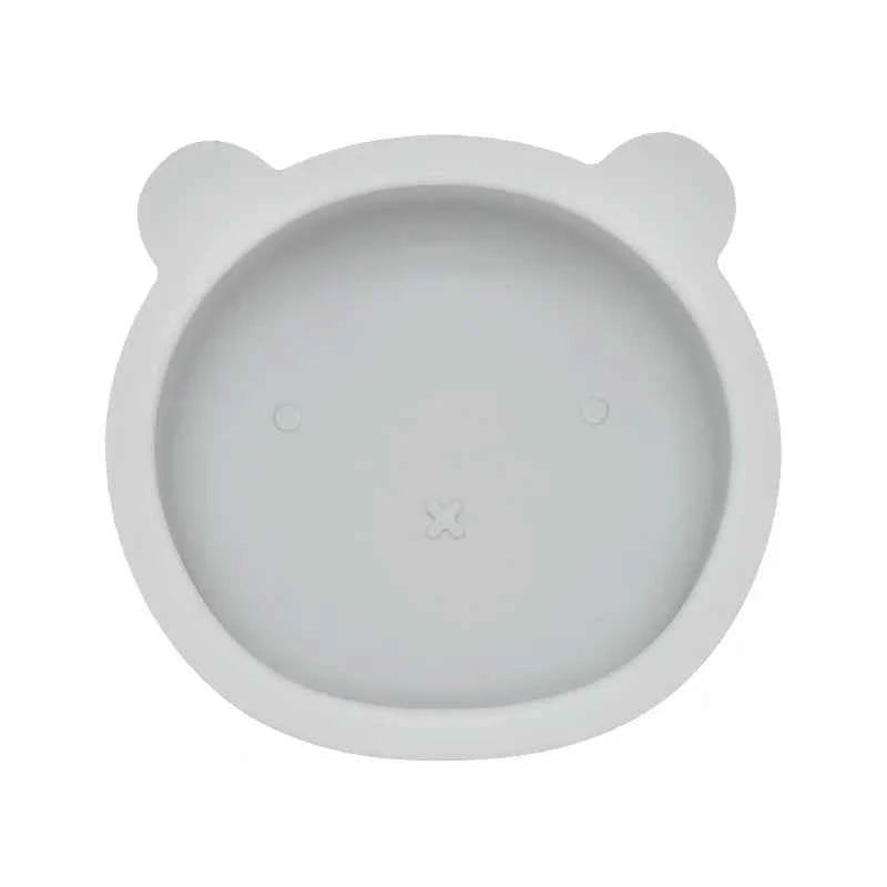 BPA Free Baby Silicone Feeding Bowl Cartoon Dishes For Kids Suction cup Anti-Drop Non-Slip Dinnerware Autonomous eating training