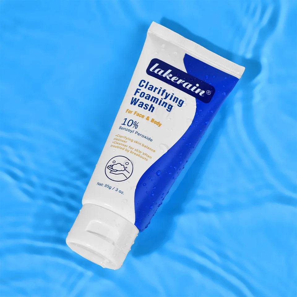 Acne Foaming Wash for Deep Cleaning, Pore Unclogging, and Redness Reduction in Facial & Body Skin Care - BON's