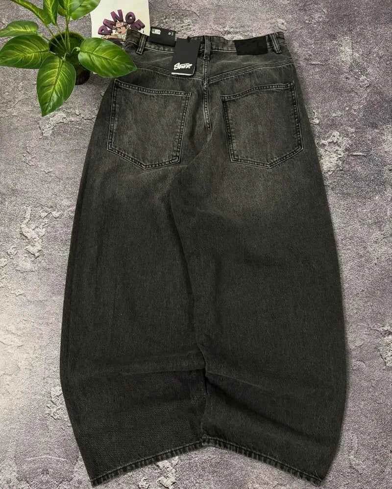 Y2K Baggy Wide-Leg Jeans Unisex - BON's
