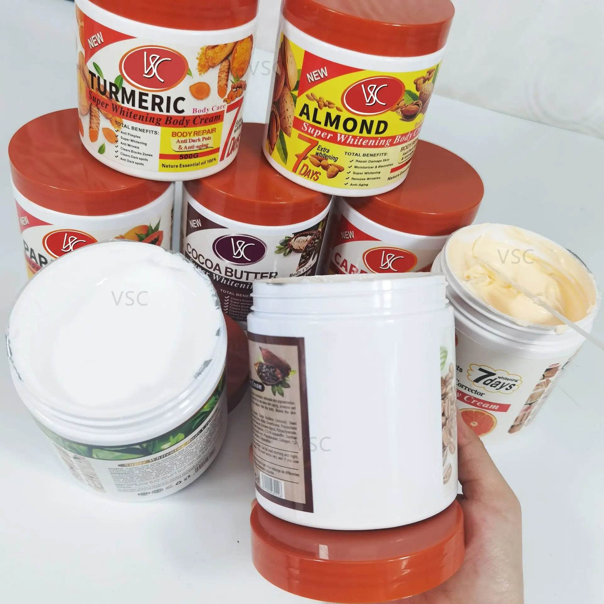 Turmeric Body Lotion for Brightening and Hydrating Skin - Moisturizer Body Cream and Face Cream - BON's