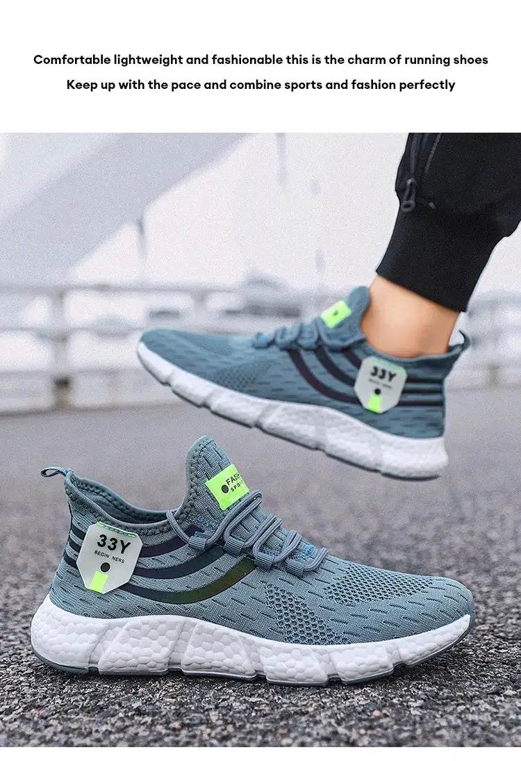 Breathable Running Shoes Unisex Comfortable Casual Sneakers Lightweight Fashion Sports Tenis Masculino - BON's