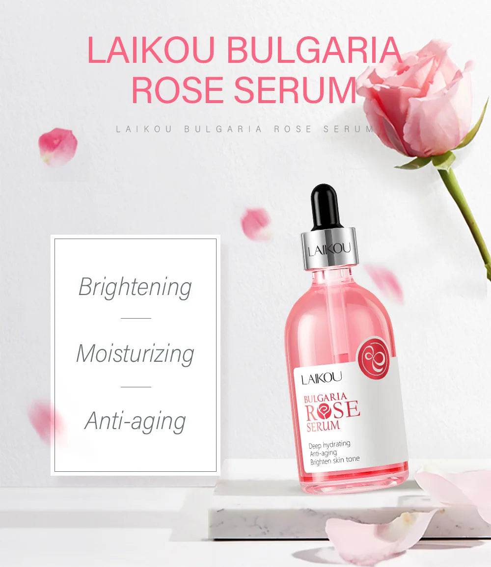 100ml LAIKOU Sakura Vitamin C Serum - Moisturizing, Firming, Brightening Face Essence for Glowing Skin - BON's