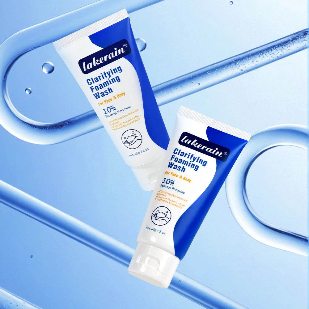 Acne Foaming Wash for Deep Cleaning, Pore Unclogging, and Redness Reduction in Facial & Body Skin Care - BON's