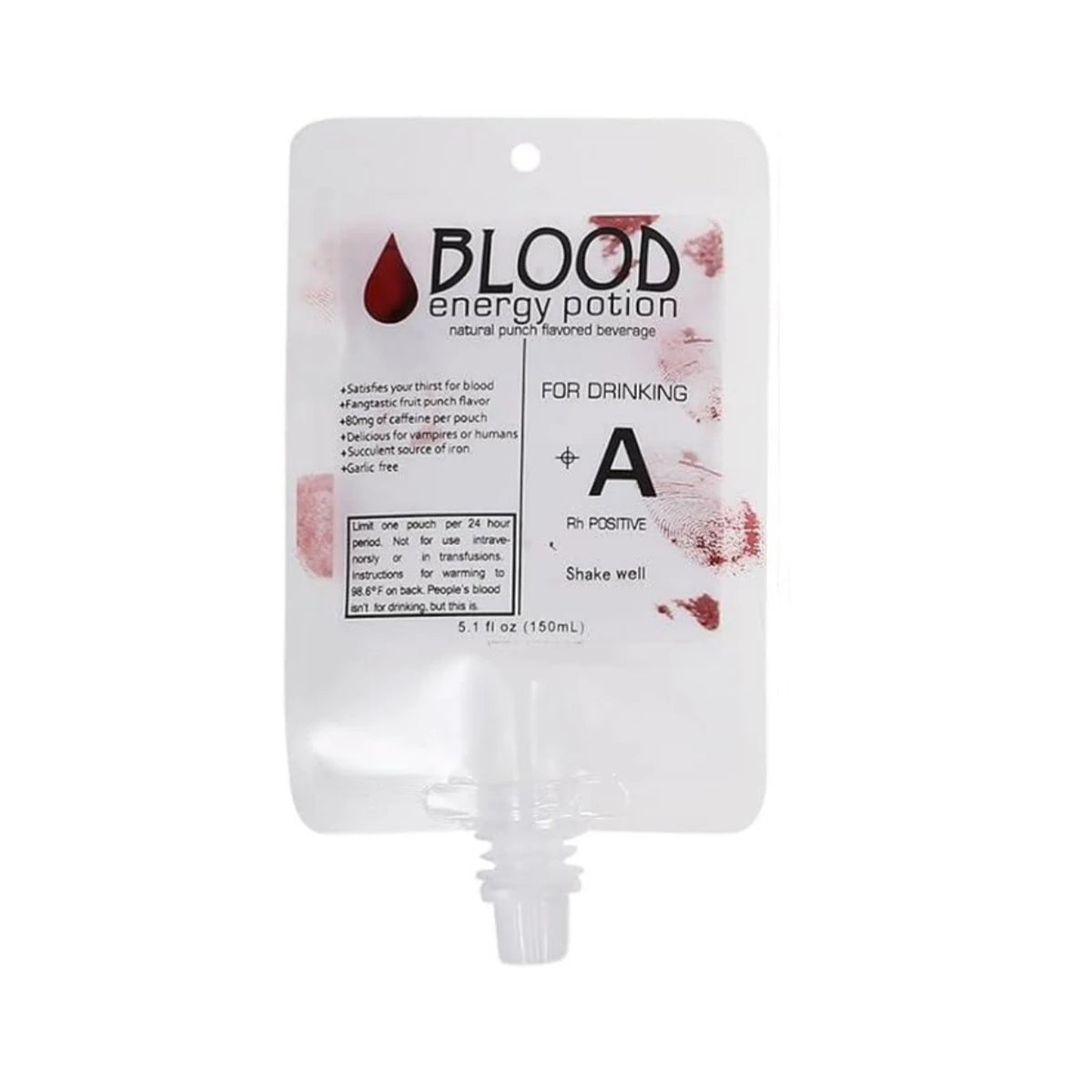 1Pcs Halloween Cosplay Drink Container Vampire Blood Pouch Props Zombie Beverage Drinks Bags Food Class PVC Water Bottle Decors