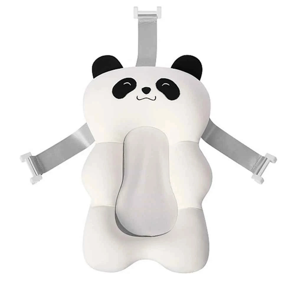 Baby Shower Bath Tub Pad Non-Slip Bathtub Seat Support Mat Newborn Safety Security Bath Support Cushion Foldable Soft Pillow