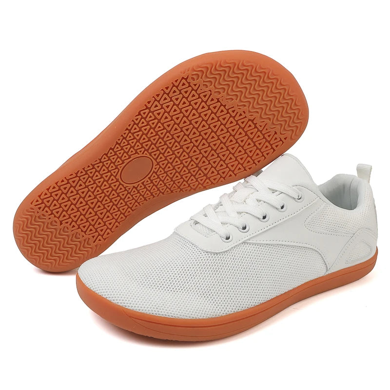 Wide-Toe Barefoot Sneakers – Breathable, Non-Slip Sports Shoes for Walking, Jogging & Everyday Style