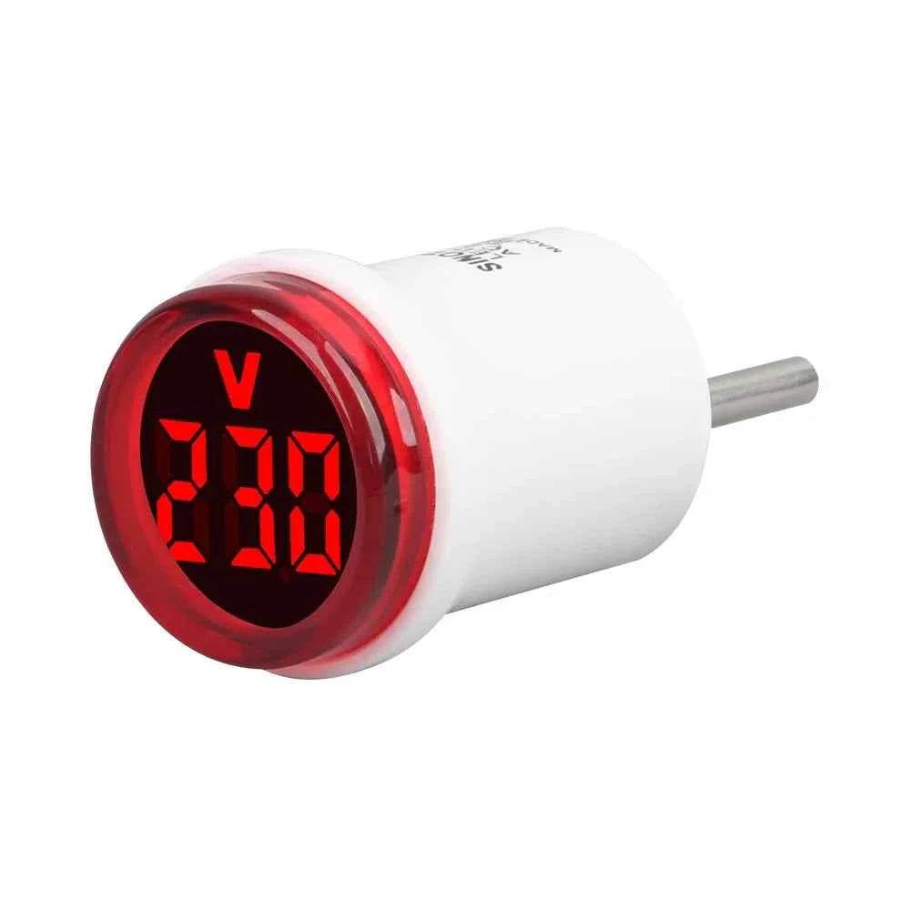 Digital Volt and Current Meter with Circular LED Display and EU Plug - BON's