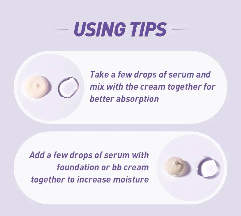 100ml LAIKOU Sakura Vitamin C Serum - Moisturizing, Firming, Brightening Face Essence for Glowing Skin - BON's