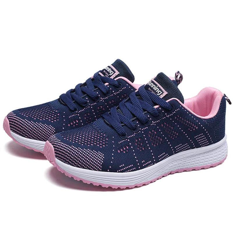 Women's Classic Sneakers - Casual Gym Sneakers for Women, White Vulcanize Shoes, Zapatillas Mujer - BON's
