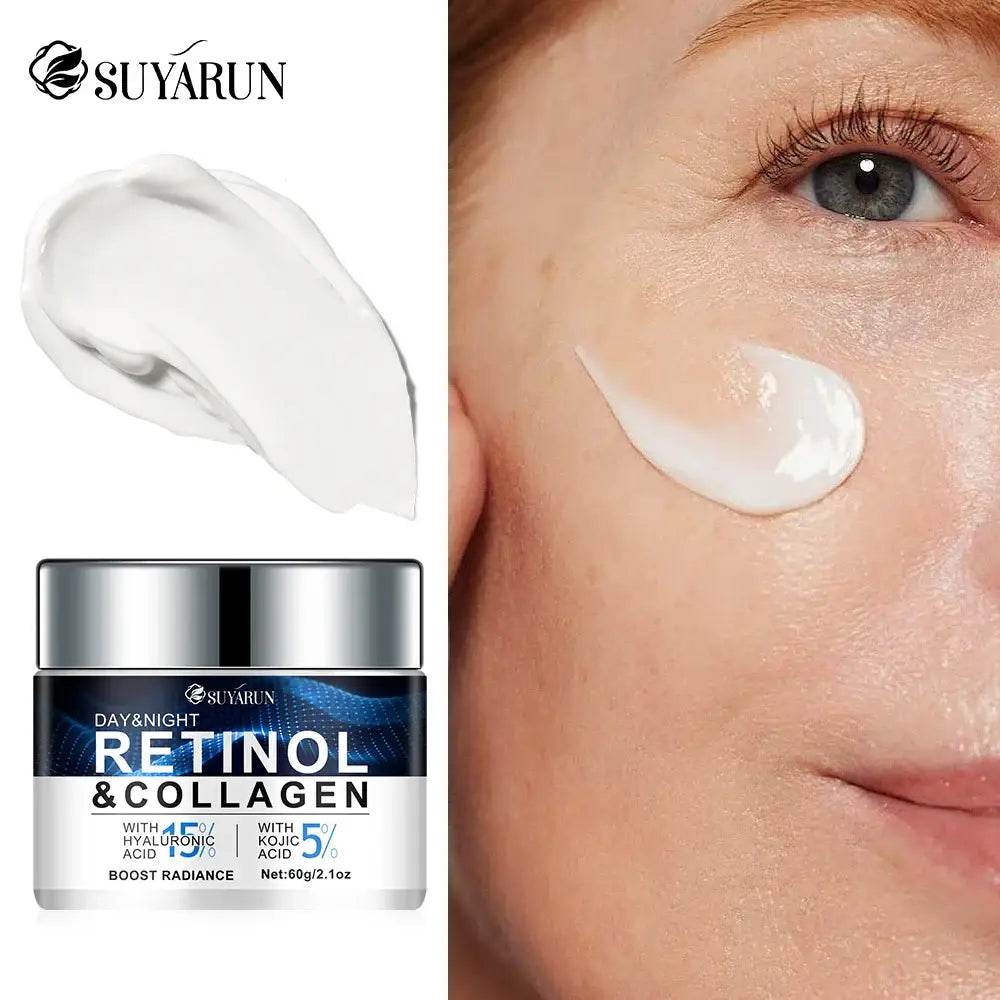 15% Hyaluronic Acid Moisturizer with Kojic Acid, Glycerin, and Retinol for Brightening and Firming Rough Skin - BON's
