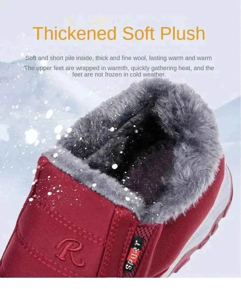 Women's Waterproof Snow Boots - Suede Winter Short Boots for Warmth and Comfort, Free Shipping - BON's
