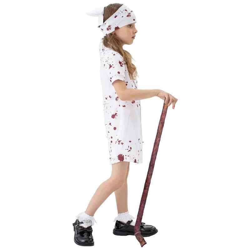 Zombie Doctor Costume for Boys β Scary Halloween Outfit with Long Sleeve Coat & Mask