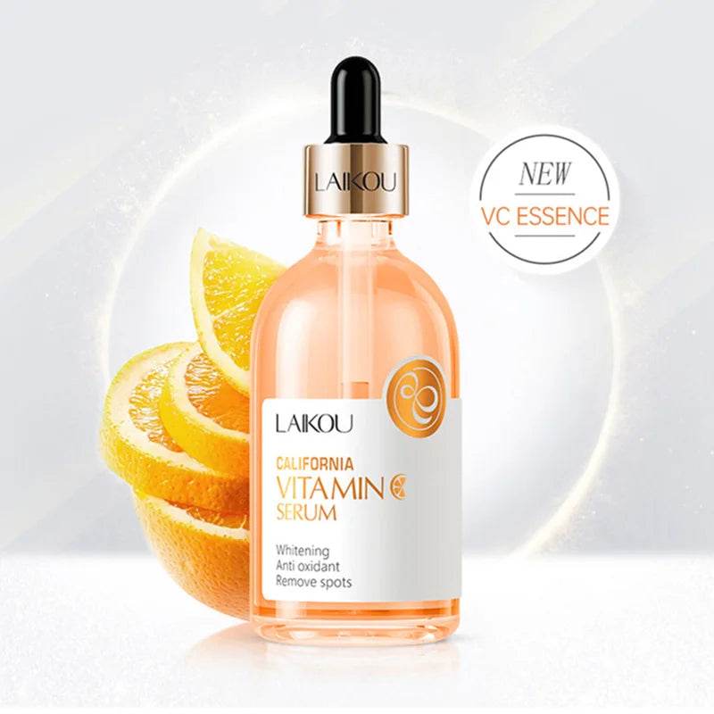 100ml LAIKOU Sakura Vitamin C Serum - Moisturizing, Firming, Brightening Face Essence for Glowing Skin - BON's