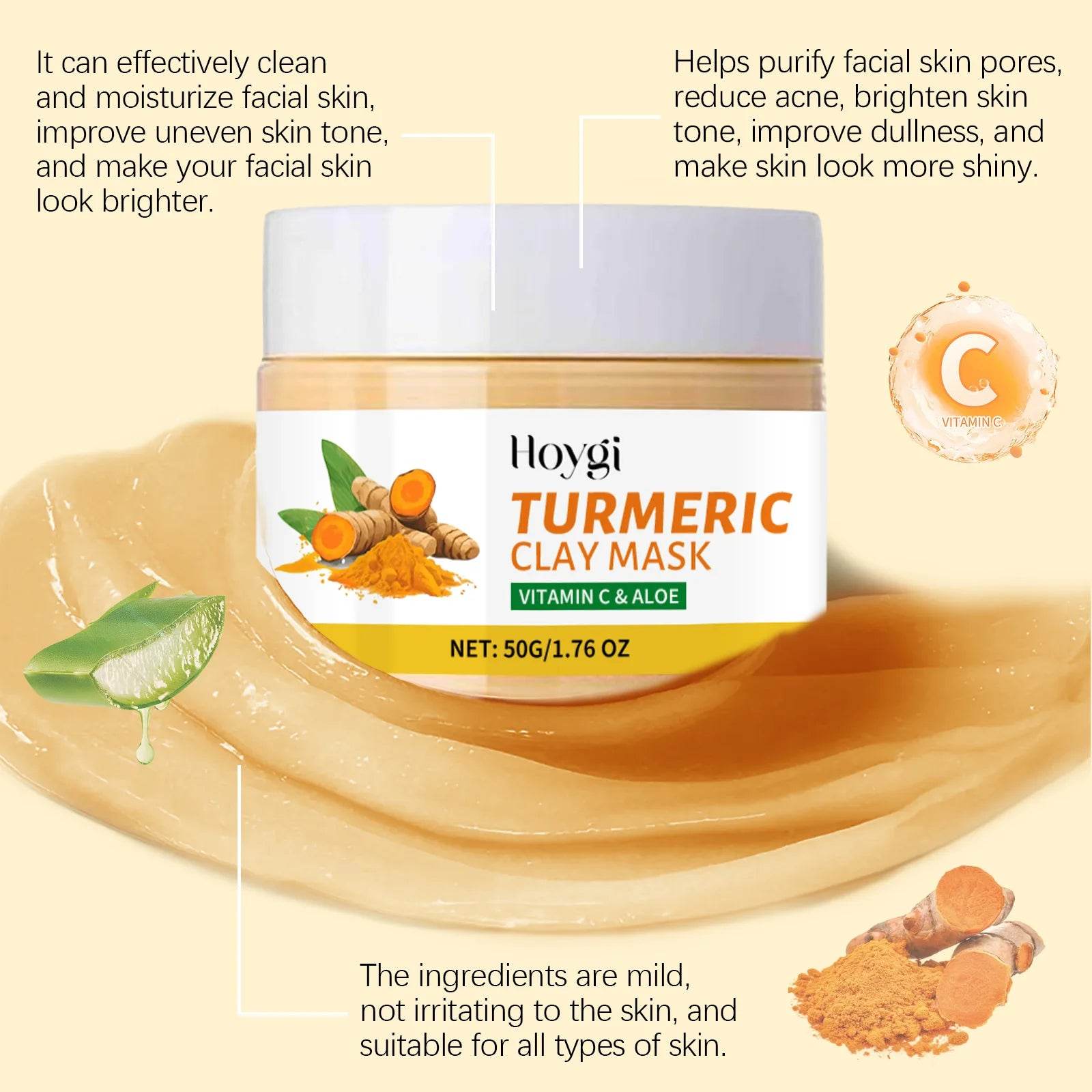 Turmeric Dark Spot Remover Exfoliating Cleansing Pads for Oil Control and Brightening Skin Care - BON's