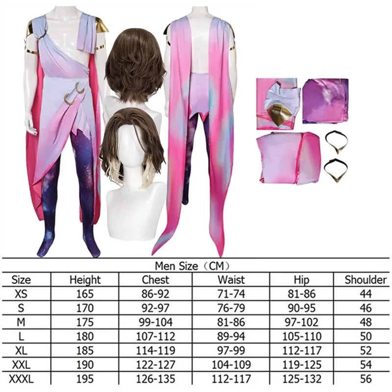 Viktor Cosplay LoL Fantasia Arcane Costume Adult Men Top Pants Armbands Wig Outfits Halloween Carnival Party Suit