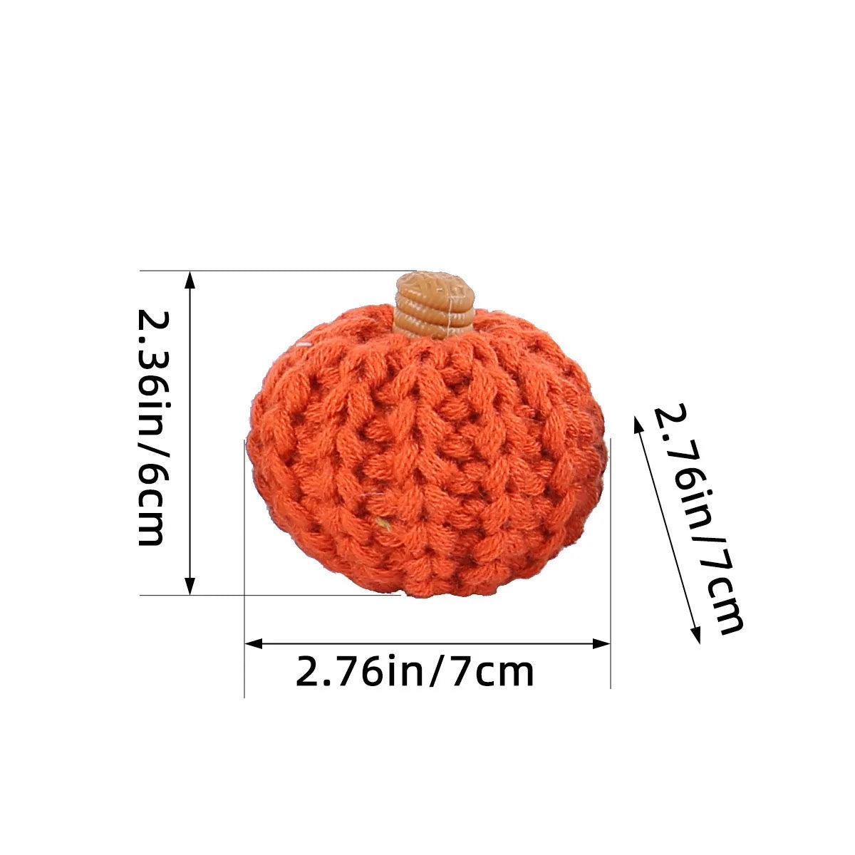 Artificial Pumpkin Artificial Crochet Pumpkin Hand Woven Pumpkin Mimi For Home Decoration Halloween Thanksgiving