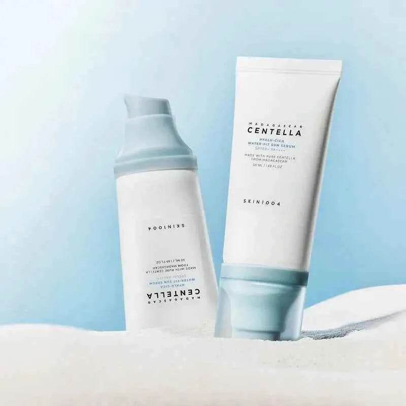 Skin1004 Centella Sun Serum SPF50+ with Hyaluronic Acid for Sensitive Skin and Effective UV Protection - BON's