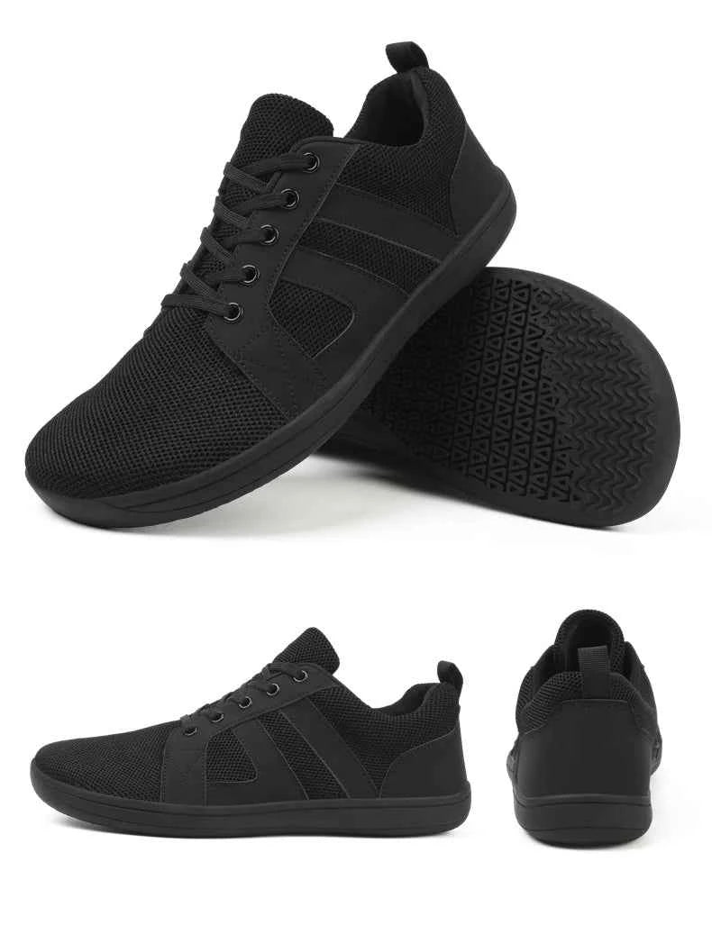 Wide-Toe Barefoot Sneakers – Breathable, Non-Slip Sports Shoes for Walking, Jogging & Everyday Style