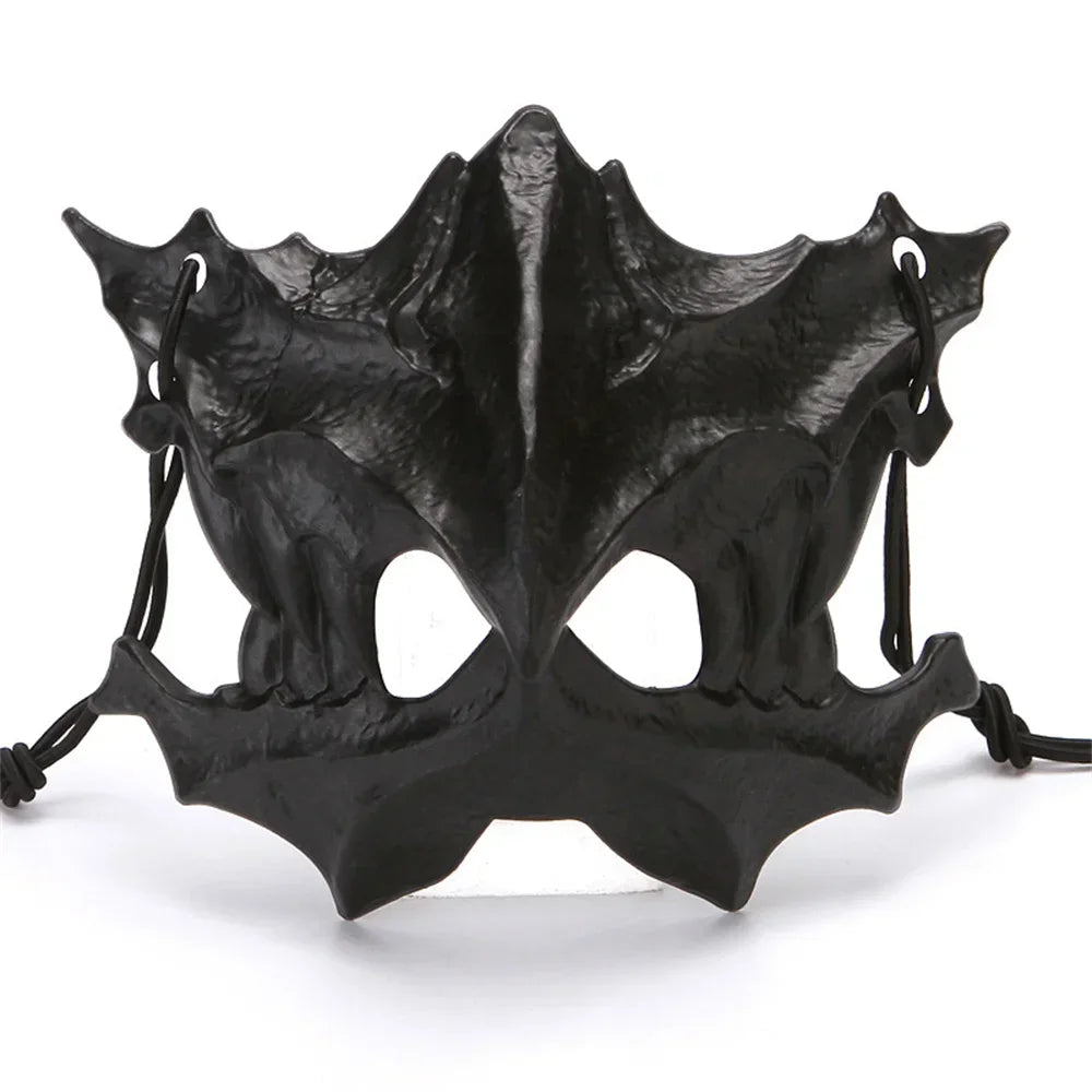 Halloween Skull Half-Face Mask – Unisex Costume Prop | Animal Bone Design for Cosplay, Party & Performance