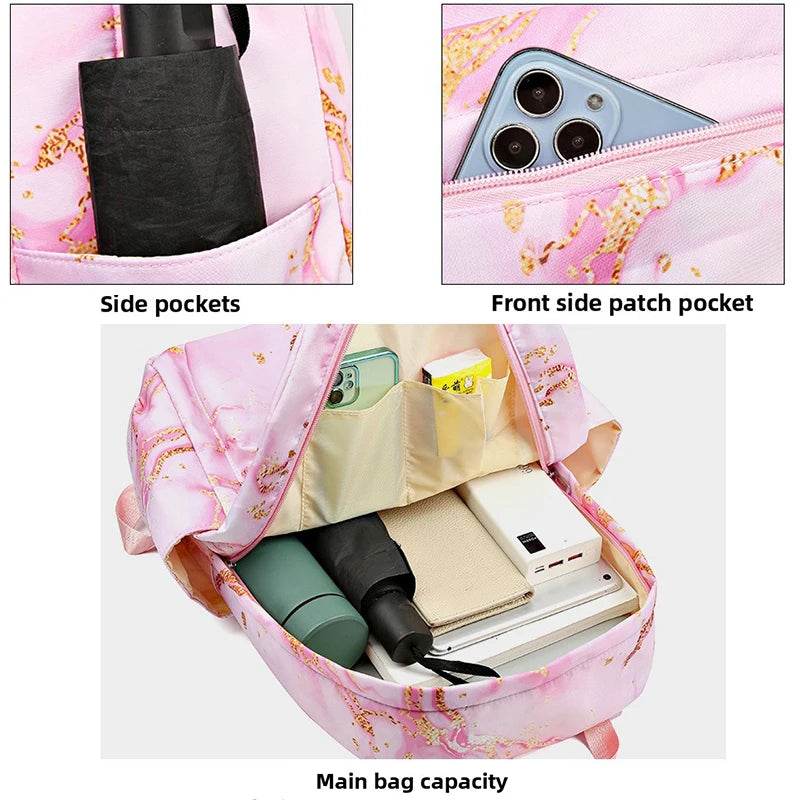 3Pcs Lilo Stitch Schoolbag Set for Kids - Student Backpack, Travel Bag & Pen Case - BON's