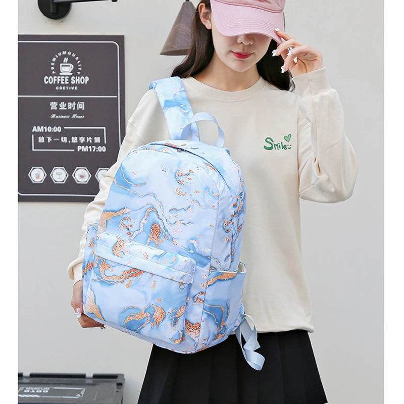 3Pcs Lilo Stitch Schoolbag Set for Kids - Student Backpack, Travel Bag & Pen Case - BON's