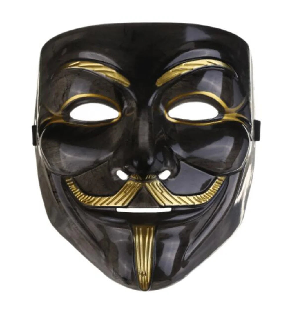 V for Vendetta Mask Anonymous Guy Fawkes Fancy Adult Costume Accessory Party Cosplay Halloween Masks