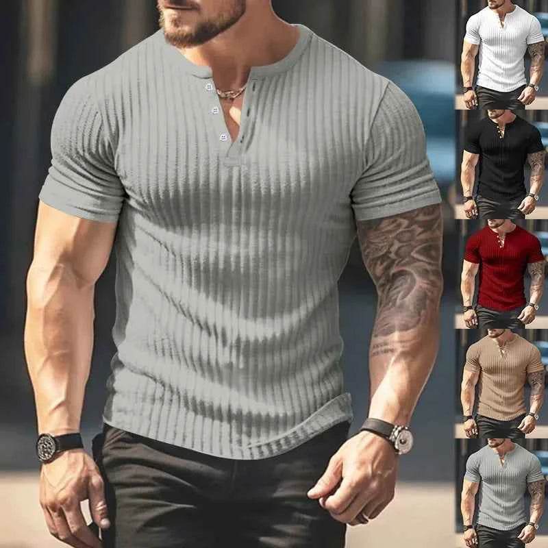 Summer knit T-shirt, Europe & US style - BON's
