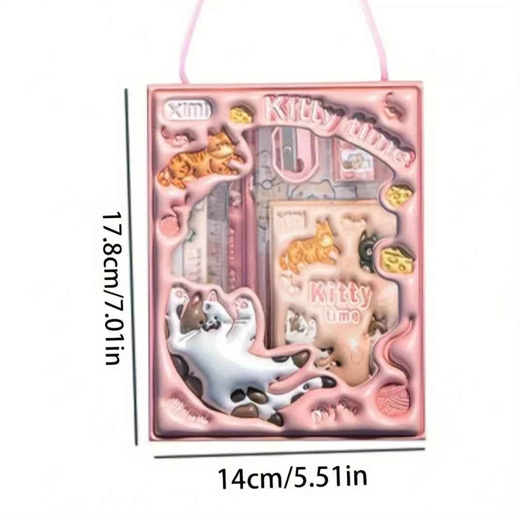 Cartoon Stationery Set: School/Office - Case, Ruler, Erasers - BON's