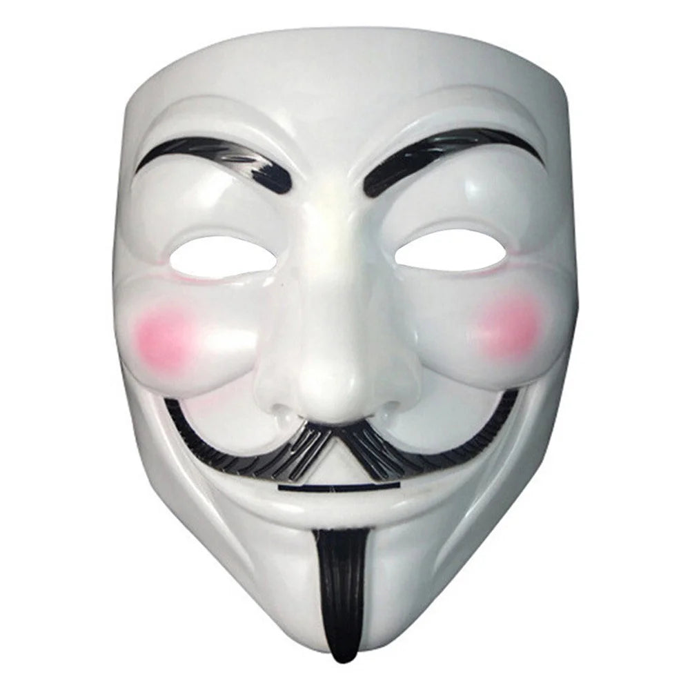 V for Vendetta Mask Anonymous Guy Fawkes Fancy Adult Costume Accessory Party Cosplay Halloween Masks