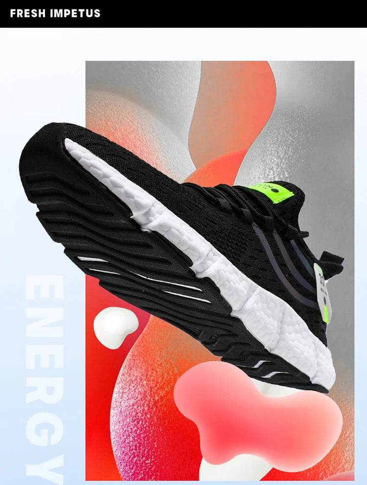 Breathable Running Shoes Unisex Comfortable Casual Sneakers Lightweight Fashion Sports Tenis Masculino - BON's