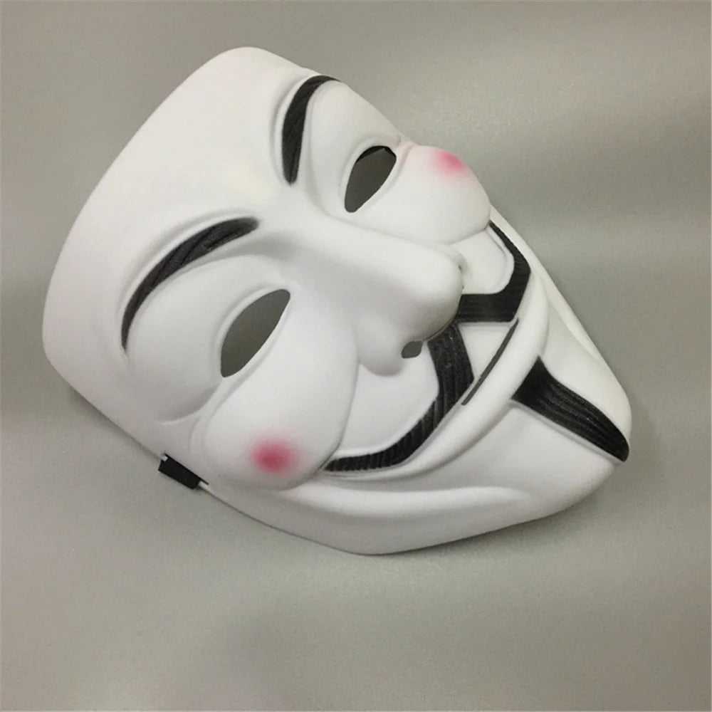 V for Vendetta Mask Anonymous Guy Fawkes Fancy Adult Costume Accessory Party Cosplay Halloween Masks
