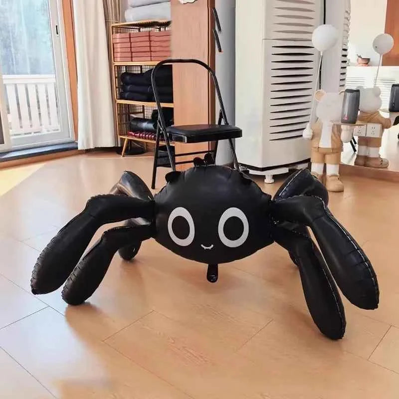 Black Spider Balloon – Inflatable Halloween Party Decoration for Ghost Festival, Haunted House & Trick Toy Props
