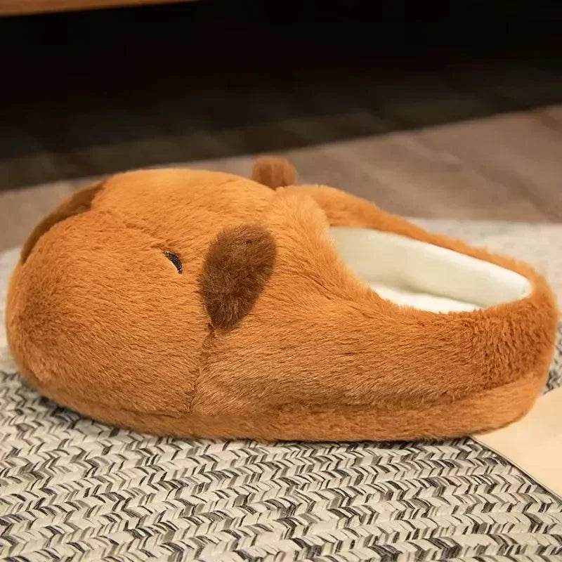 Capybara Plush Slippers - Soft, Cozy, Warm Indoor Shoes - BON's