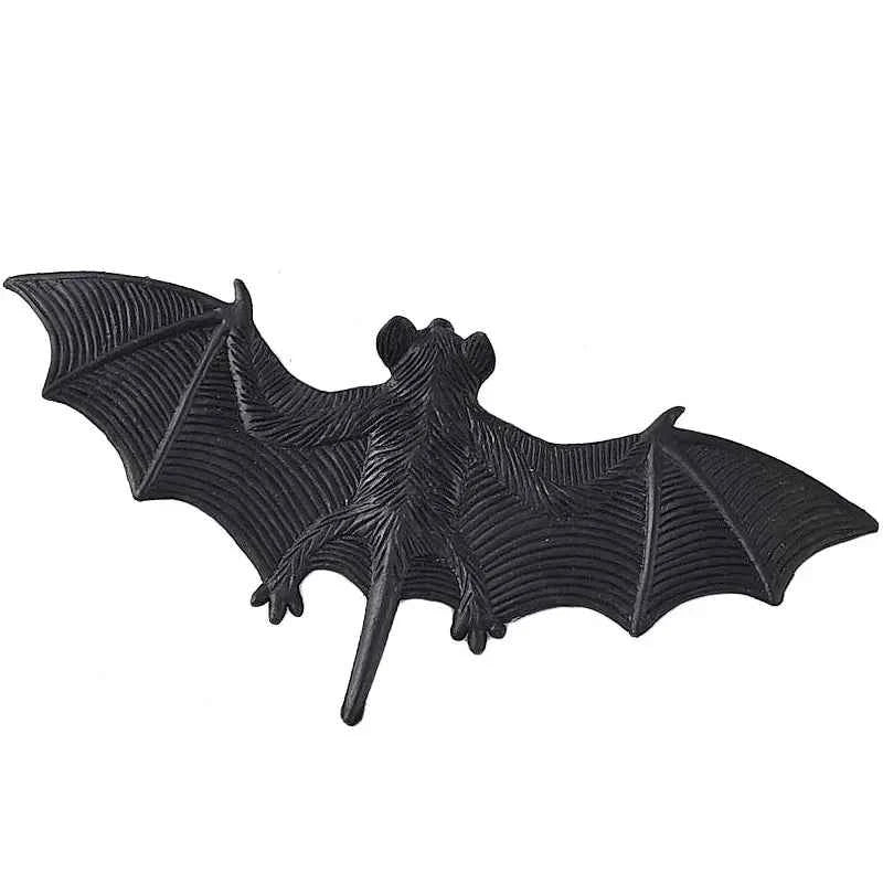 1PC Funny Fake Simulation Black Bat Jokes Pranks Maker Novelty Tricks Bats Toys Halloween Party Favors Decor for Home