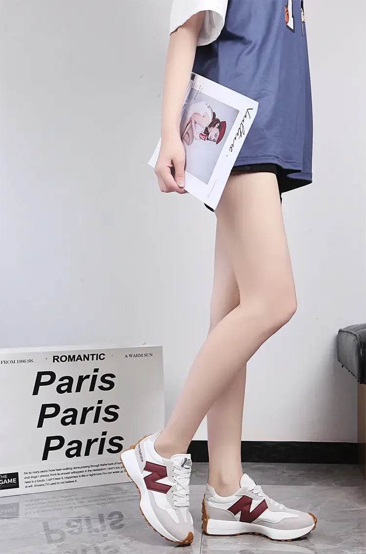 Women Luxury Sneakers - 2025 New Solid Color Knitted Slip-On Casual Breathable Ballet Flats and Loafers - BON's