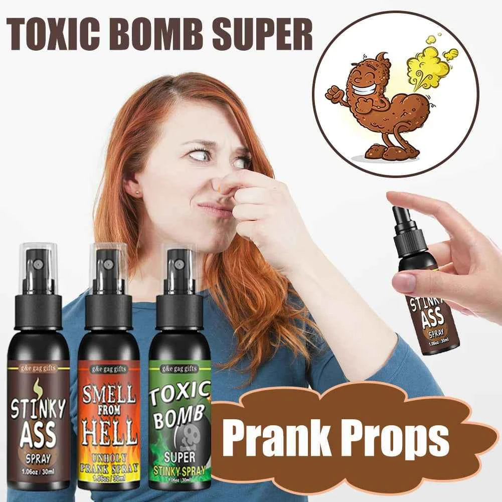 30ml Stinky Fart Gag Spray – Non-Toxic Prank Toy for Halloween, Parties & Kids’ Jokes