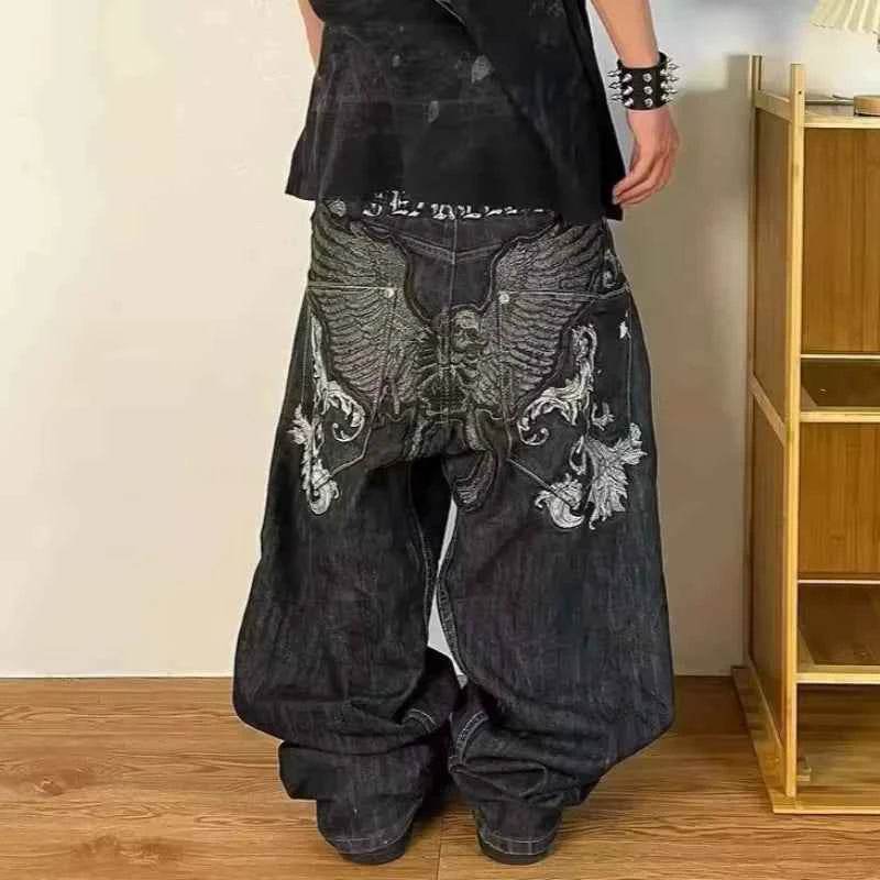 Y2K Baggy Wide-Leg Jeans Unisex - BON's
