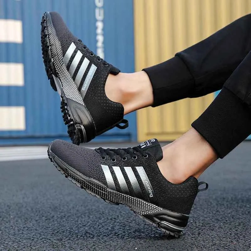 Breathable Running Sneakers – Non-Slip Gym, Walking & Casual Streetwear Shoes