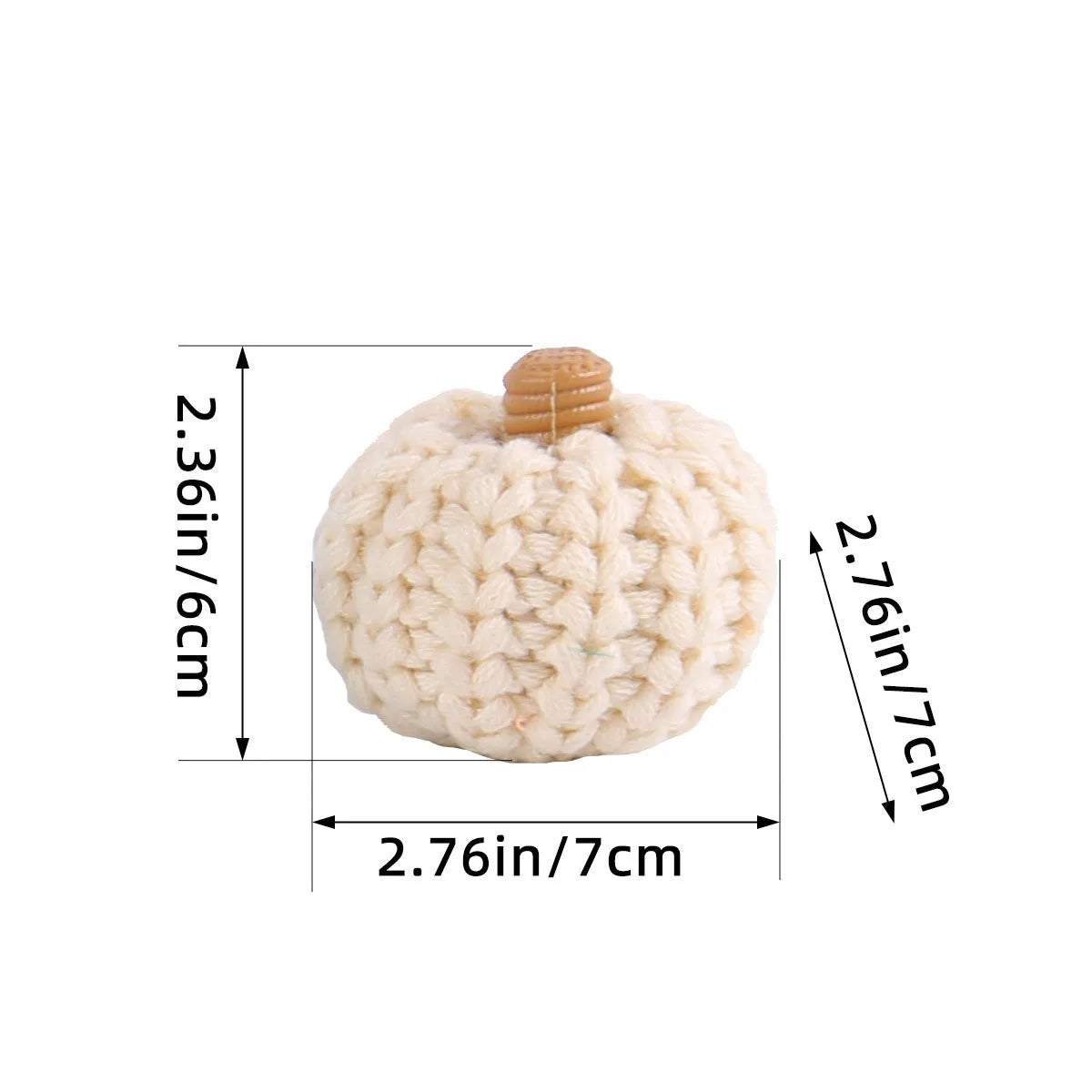 Artificial Pumpkin Artificial Crochet Pumpkin Hand Woven Pumpkin Mimi For Home Decoration Halloween Thanksgiving