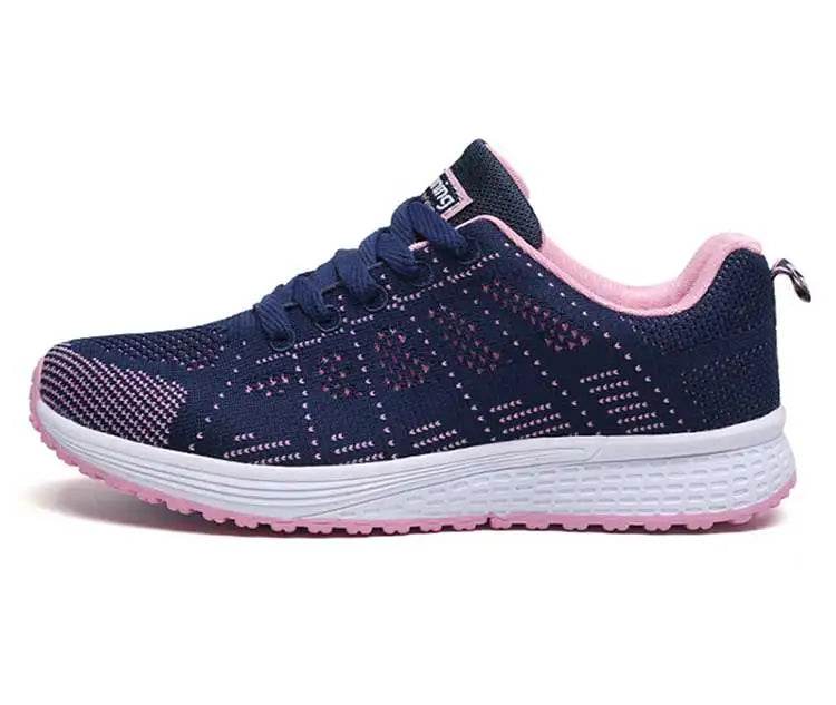 Women's Classic Sneakers - Casual Gym Sneakers for Women, White Vulcanize Shoes, Zapatillas Mujer - BON's