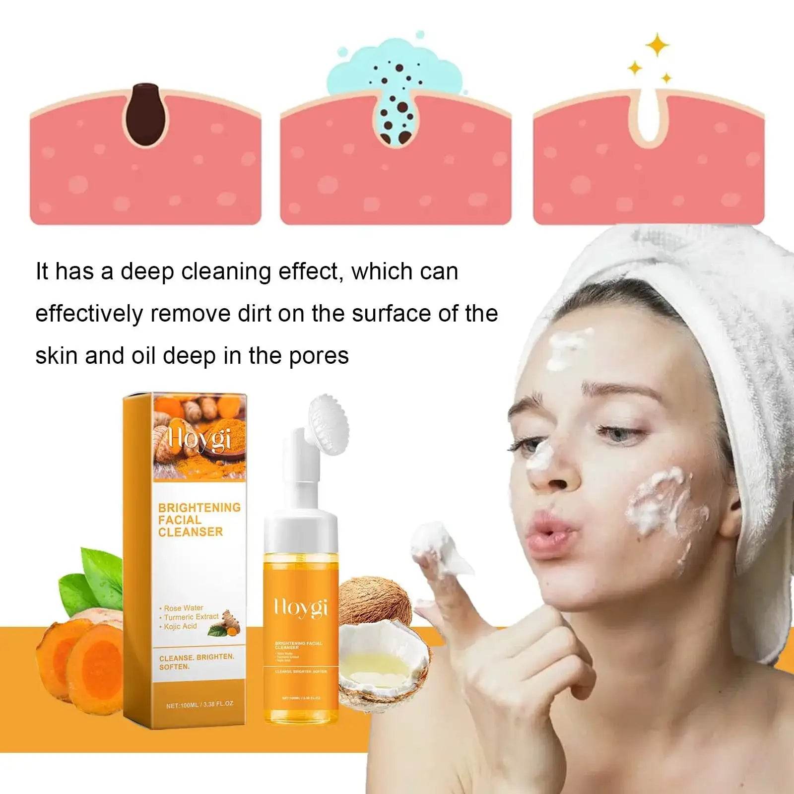 Turmeric Dark Spot Remover Exfoliating Cleansing Pads for Oil Control and Brightening Skin Care - BON's