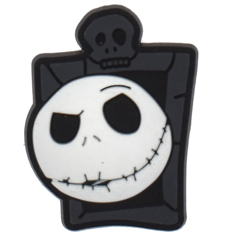 Halloween Horror Movie Shoe Charm – PVC Accessory for Classic Clogs, DIY Decoration & Kids’ Xmas Gifts