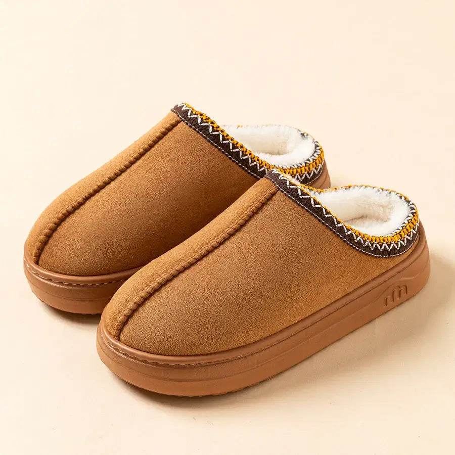 Winter Women's Fuzzy Fur Slippers - Anti-slip Soft Sole Indoor Outdoor Comfort Plush Houseshoes - BON's