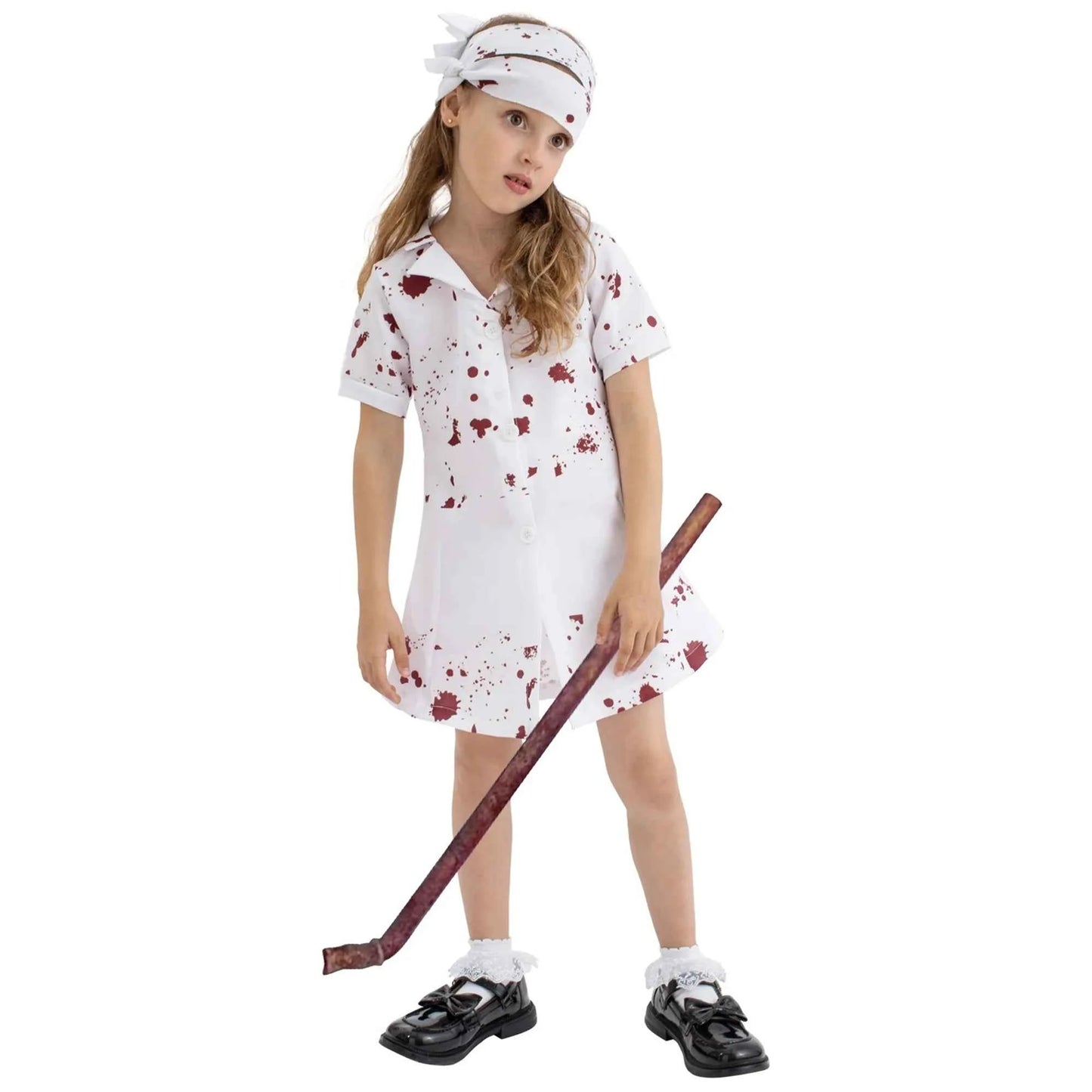 Zombie Doctor Costume for Boys β Scary Halloween Outfit with Long Sleeve Coat & Mask