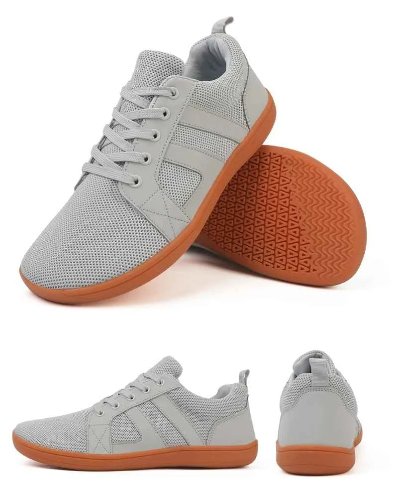 Wide-Toe Barefoot Sneakers – Breathable, Non-Slip Sports Shoes for Walking, Jogging & Everyday Style