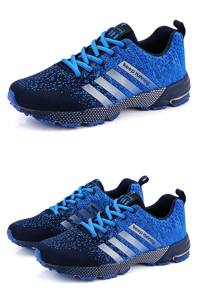 Breathable Running Sneakers – Non-Slip Gym, Walking & Casual Streetwear Shoes