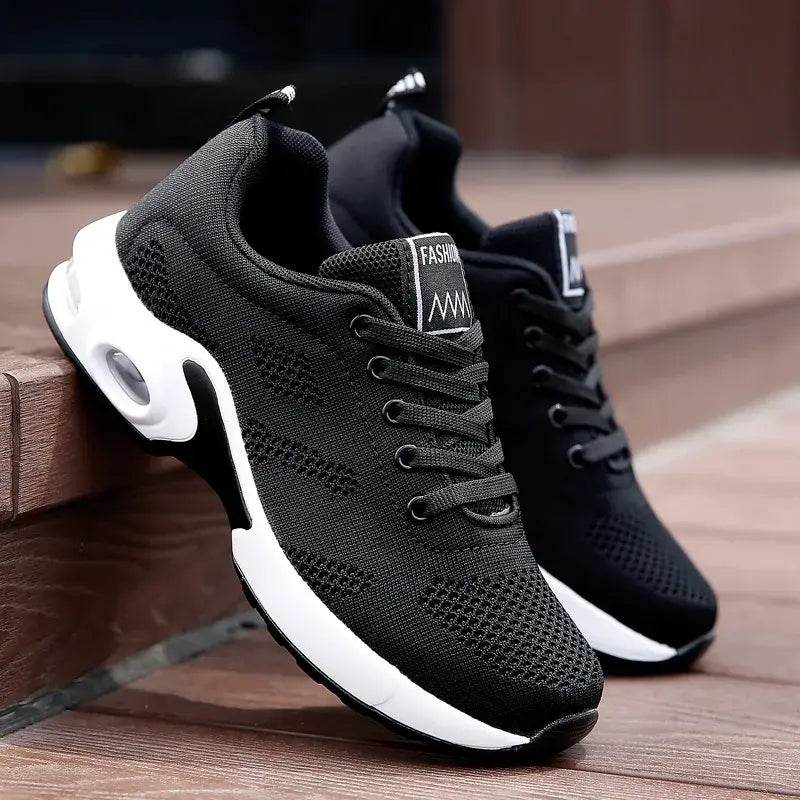 Women Platform Sneakers Shoes Mesh Breathable Running Shoes Chunky Summer Sports Tenis Shoes 2024 Luxury Vulcanize Shoes - BON's