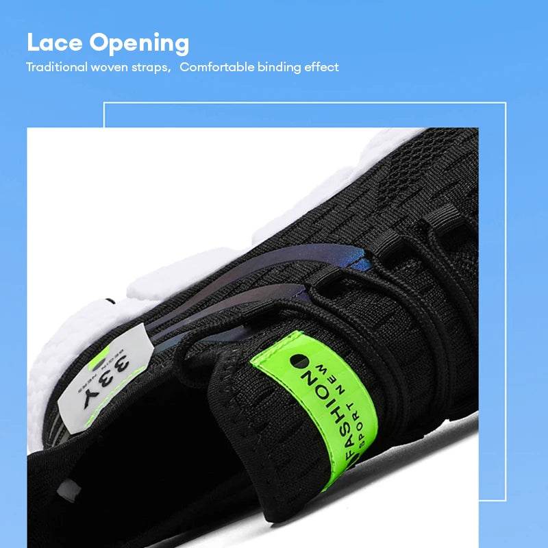 Breathable Running Shoes Unisex Comfortable Casual Sneakers Lightweight Fashion Sports Tenis Masculino - BON's